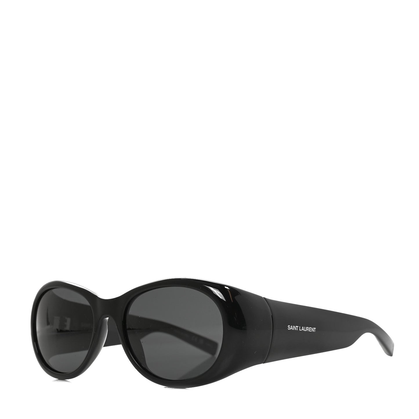 Acetate Oval Sunglasses SL736 Black