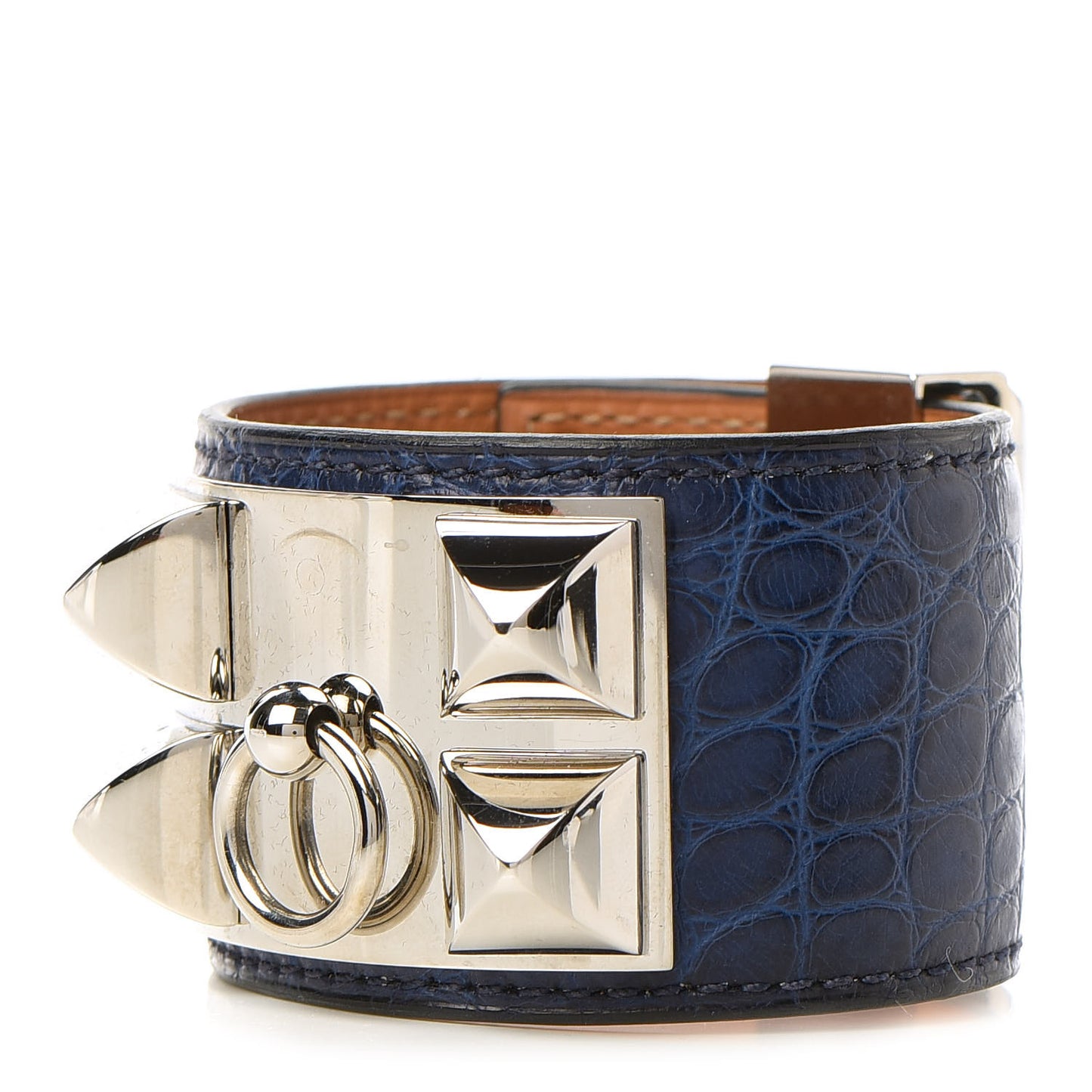 Matte Alligator Collier De Chien CDC Bracelet S Bleu De Malte