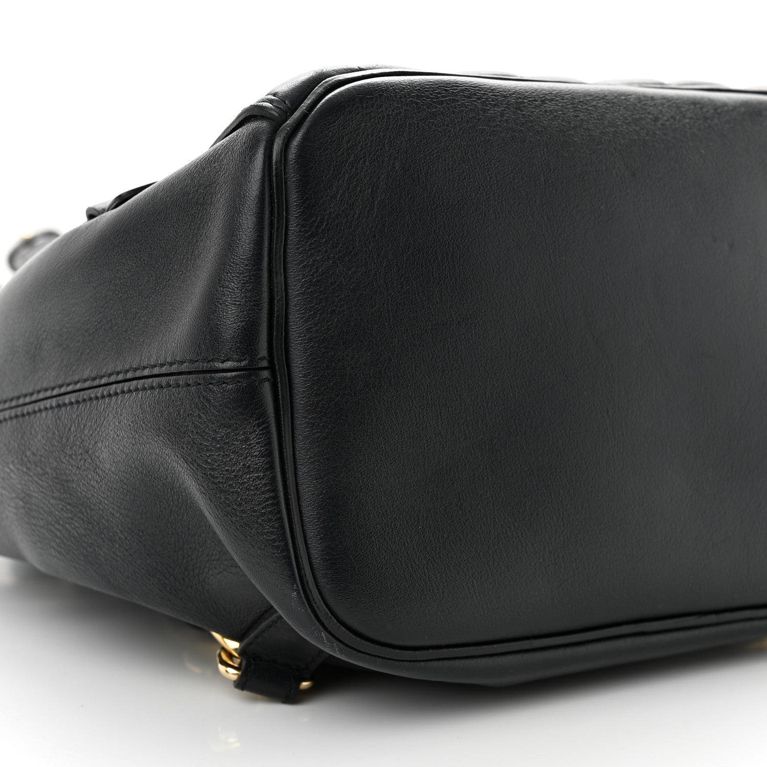 Chloe Calfskin Quilted Medium Faye Backpack Black 8 of 10