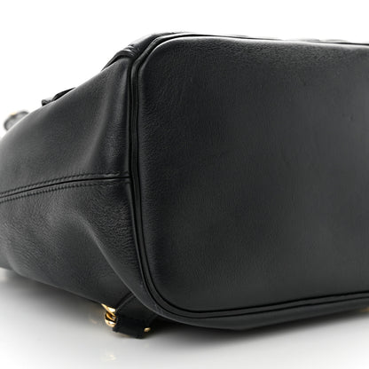 Chloe Calfskin Quilted Medium Faye Backpack Black 8 of 10