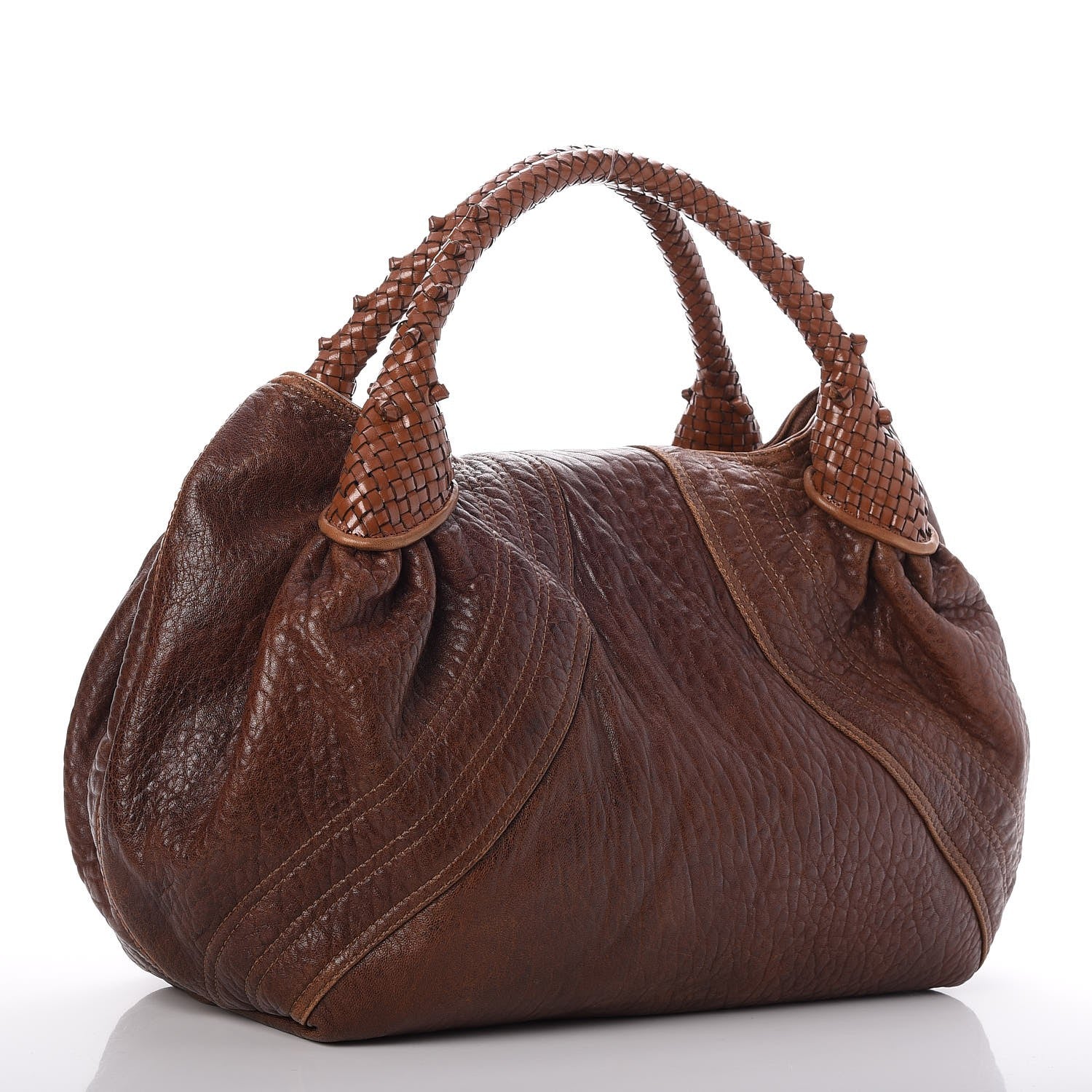 Fendi Nappa Nuvolata Spy Cognac 3 of 21