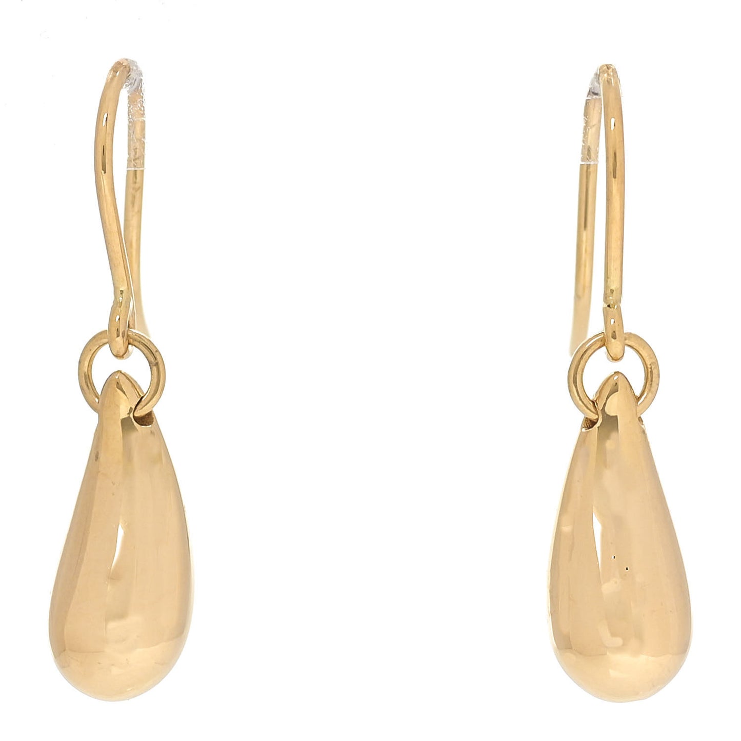 18K Yellow Gold Elsa Peretti 12mm Teardrop Earrings