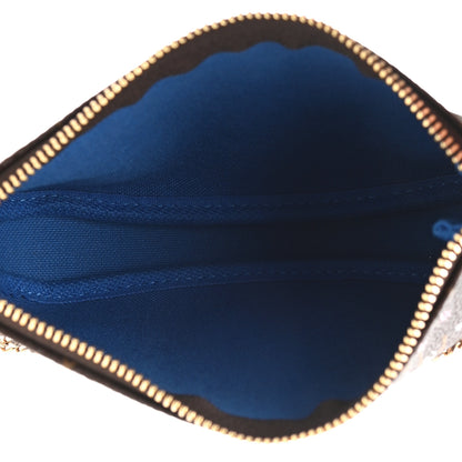 Louis Vuitton Monogram 2019 Christmas Animation Mini Venice Pochette Accessories Blue 5 of 8