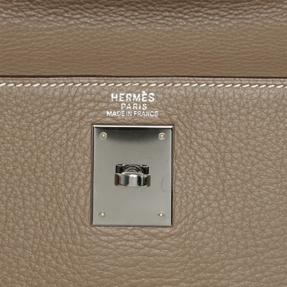 Hermes Taurillon Clemence Kelly Retourne 32 Etoupe 21 of 24