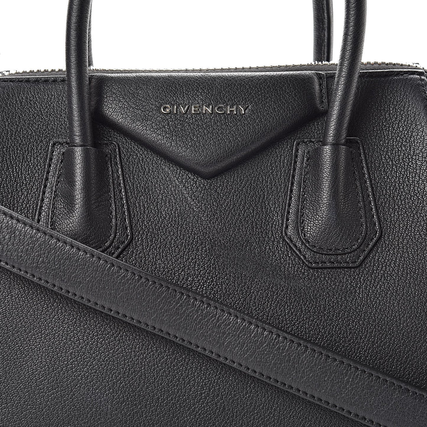 Sugar Goatskin Small Antigona Black