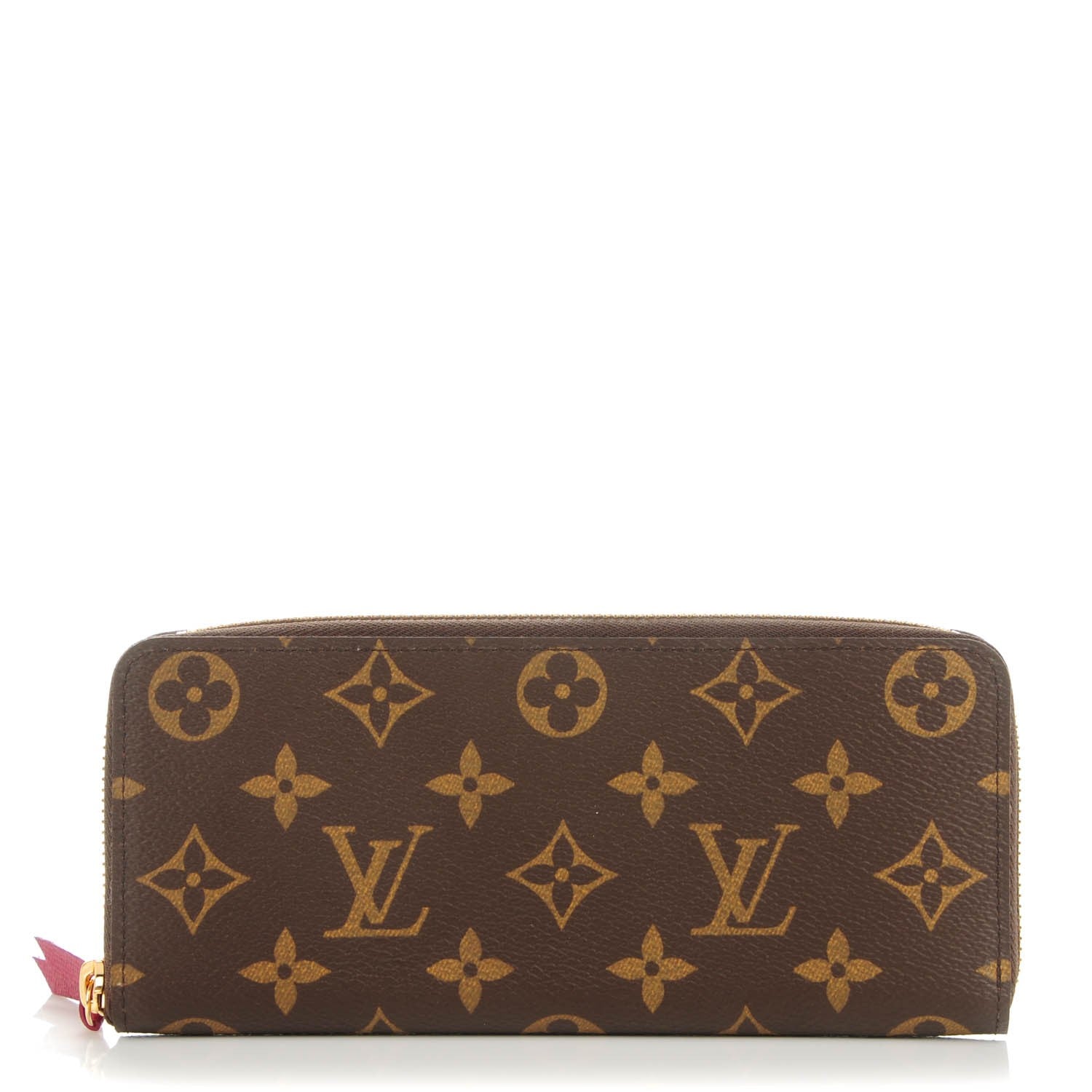 Louis Vuitton Monogram Clemence Wallet Fuchsia 1 of 7