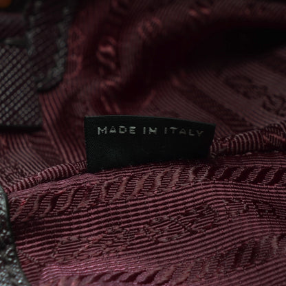 Prada Saffiano Lux Large Tote Bordeaux 7 of 9