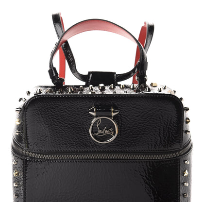 Christian Louboutin Vintage Patent Calfskin Rubylou Backpack Black 10 of 10