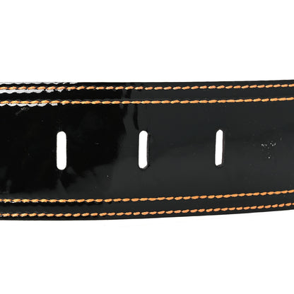 Fendi Patent Wide B Belt 80/32 Black 3 of 7