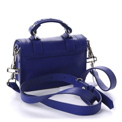 Proenza Schouler Lambskin Micro PS1 Satchel Sapphire 3 of 9