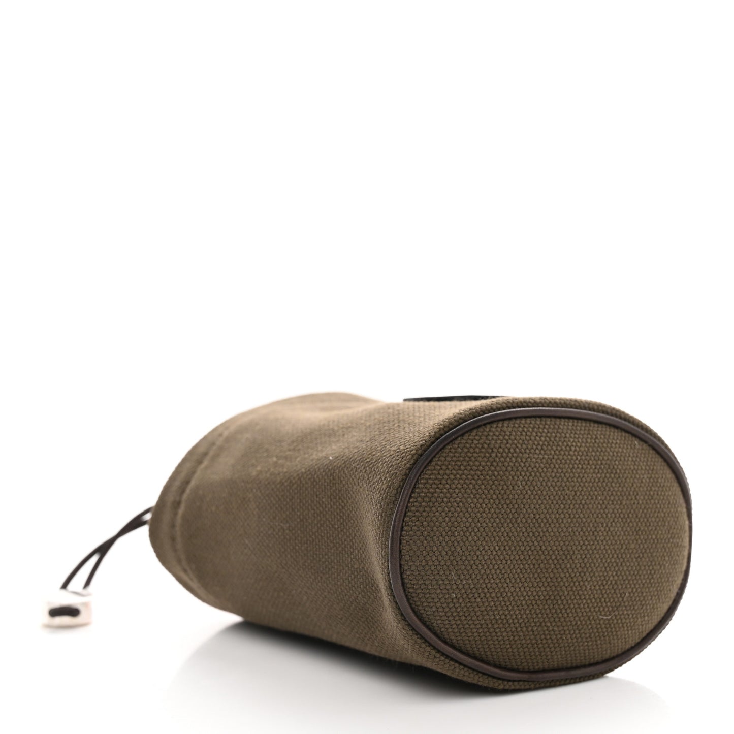 Coated Canvas On-the-Go Dog Pouch Kaki Feu