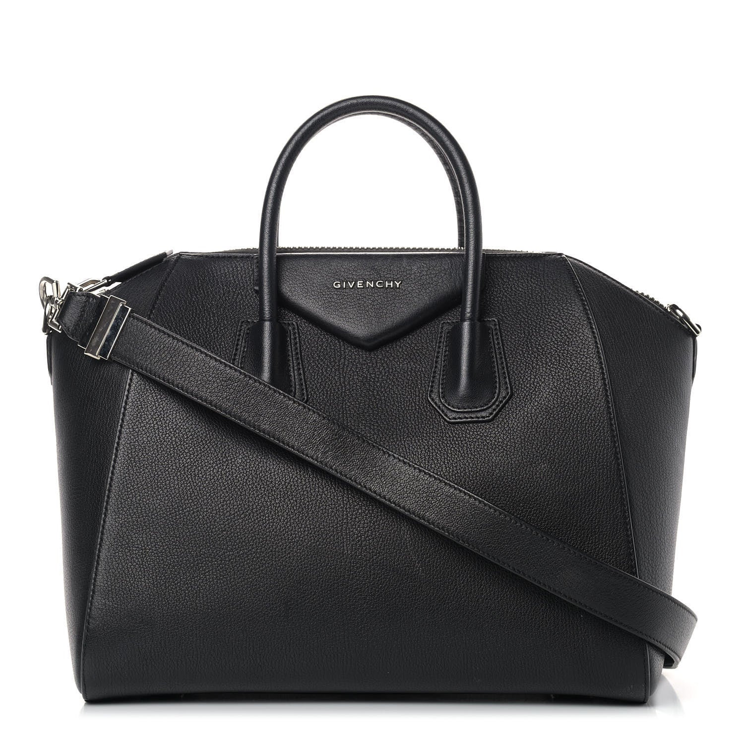 Givenchy Sugar Goatskin Medium Antigona Black 1 of 16
