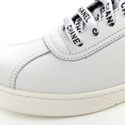 Chanel Calfskin CC Sneakers 36 White 10 of 11