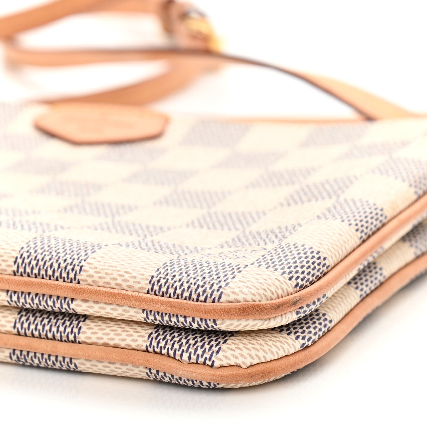 Louis Vuitton Damier Azur Double Zip Pochette 10 of 11