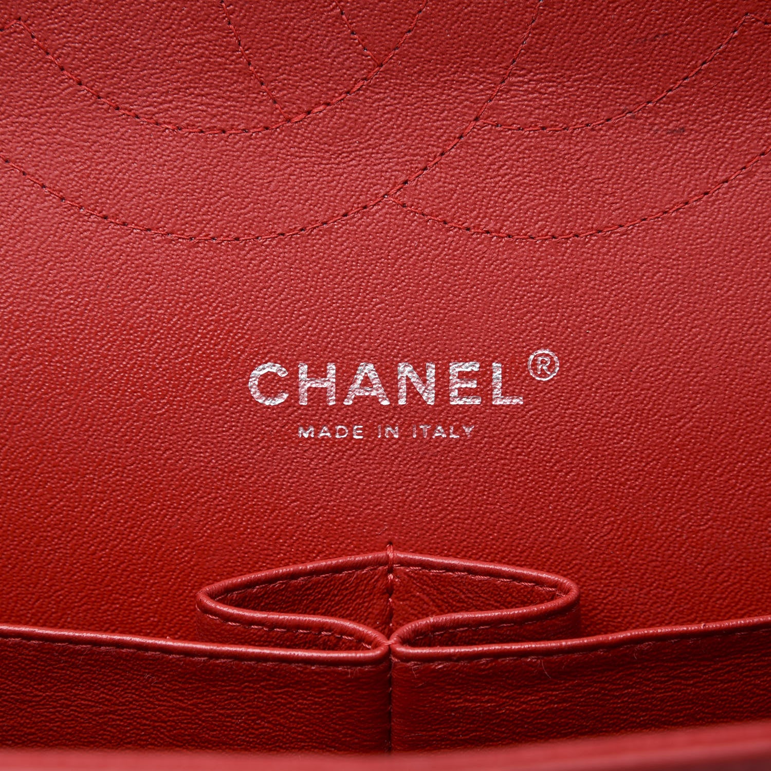 Chanel Lambskin Quilted Jumbo Double Flap Red 9 of 14