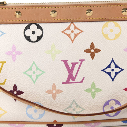 Louis Vuitton Monogram Multicolor Pochette Accessories White 8 of 11
