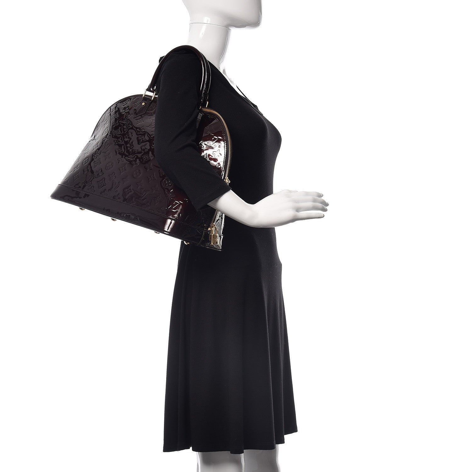 Louis Vuitton Vernis Alma GM Amarante 2 of 14