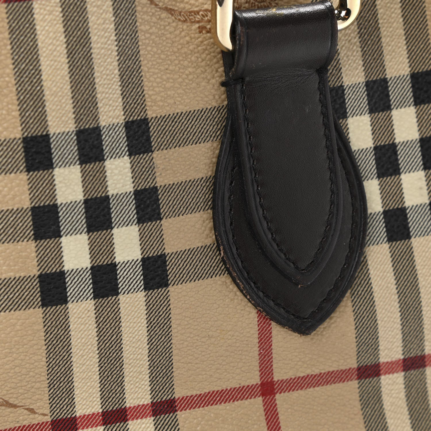 Burberry Haymarket Check Medium Regent Tote Chocolate 18 of 23