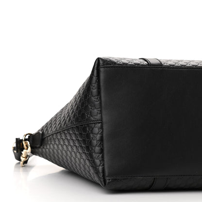 Gucci Soft Microguccissima Large Dome Satchel Black 9 of 10