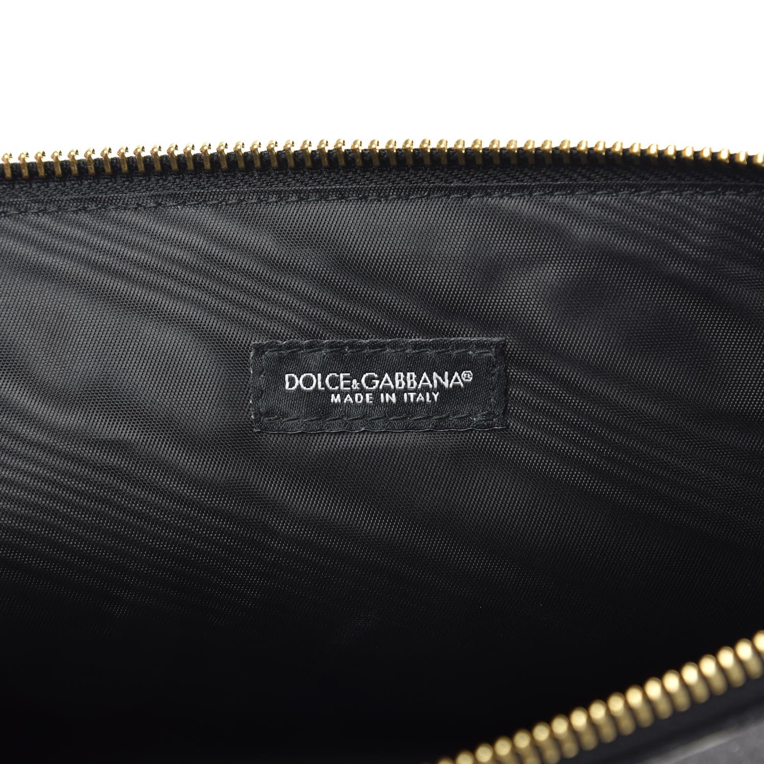 Dolce & Gabbana Vitello Stampato Ice Cream Pouch Black Multicolor 6 of 9