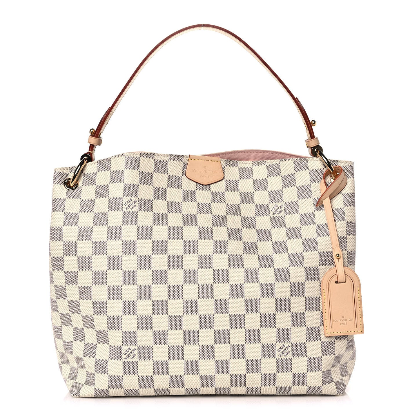 Damier Azur Graceful PM Rose Ballerine