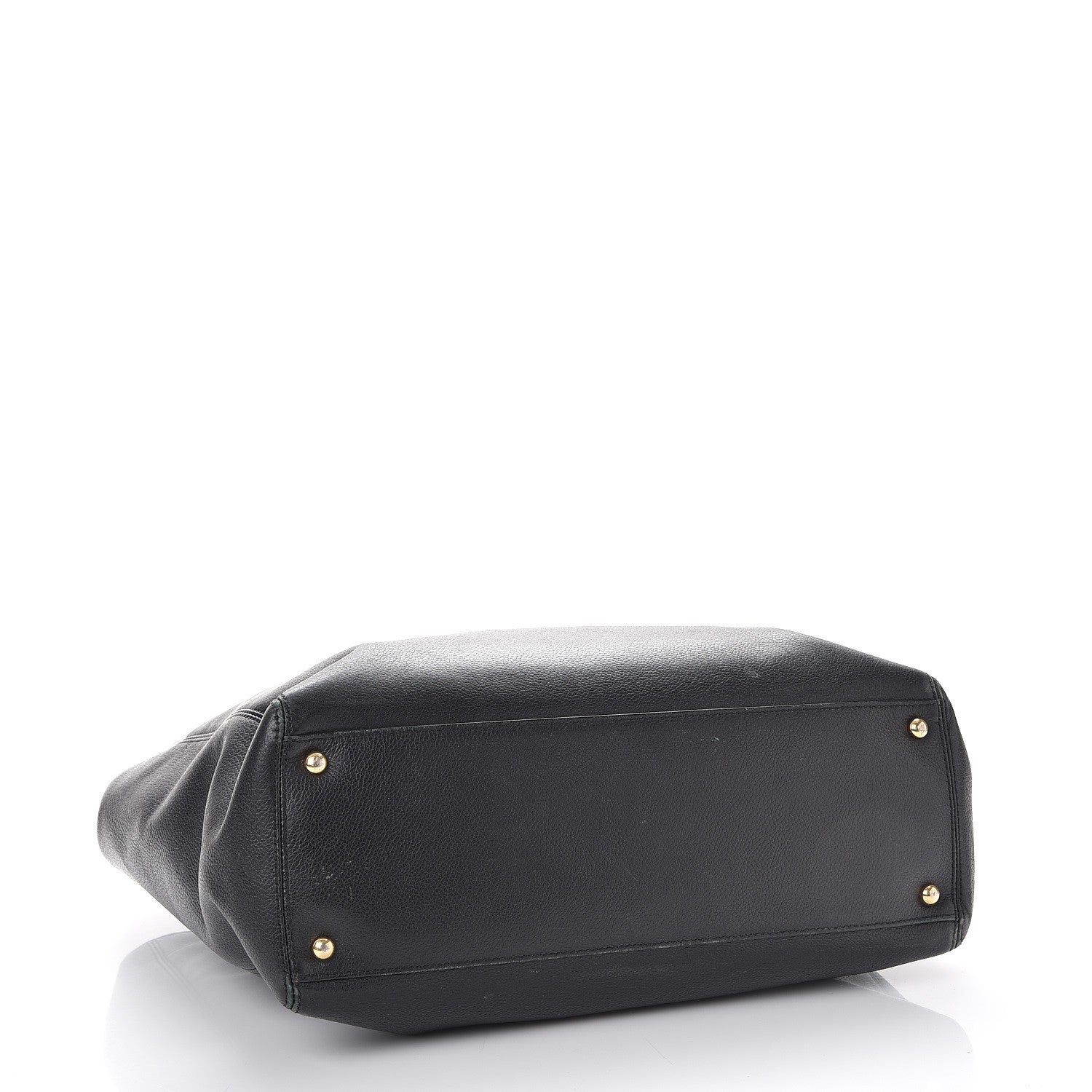 Chanel Calfskin Tall Cerf Tote Black 4 of 23