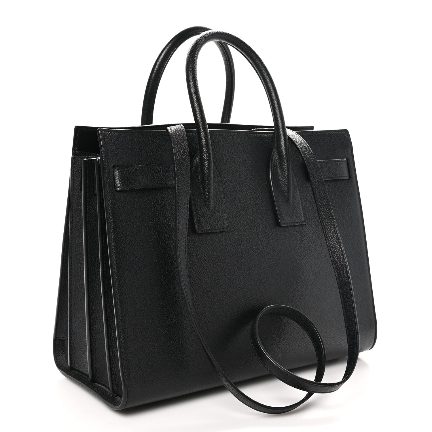 Saint Laurent Grain De Poudre Small Sac De Jour Black 3 of 9