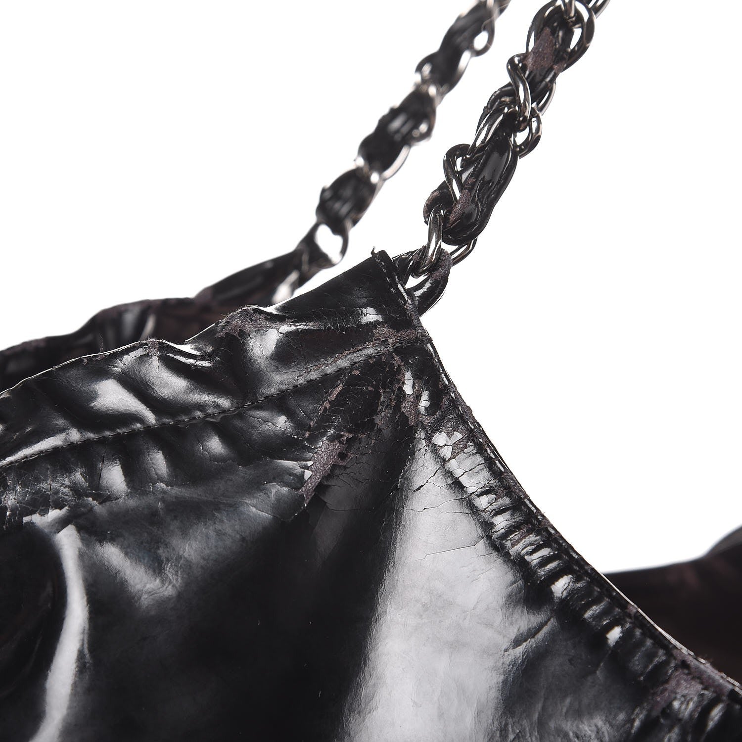 Chanel Vinyl XL Coco Cabas Black 12 of 18