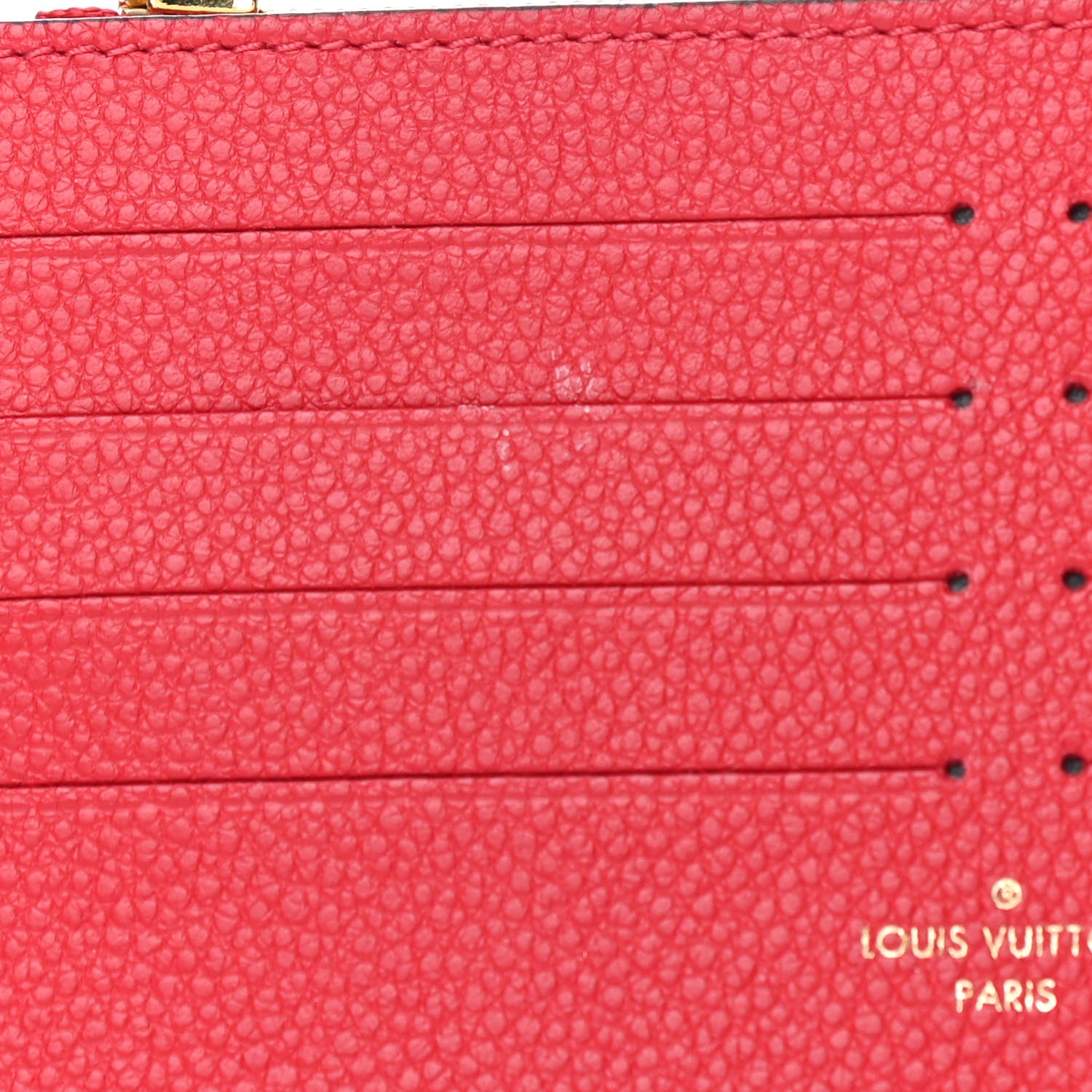 Louis Vuitton Empreinte Pochette Felicie Chain Wallet Scarlet 5 of 5