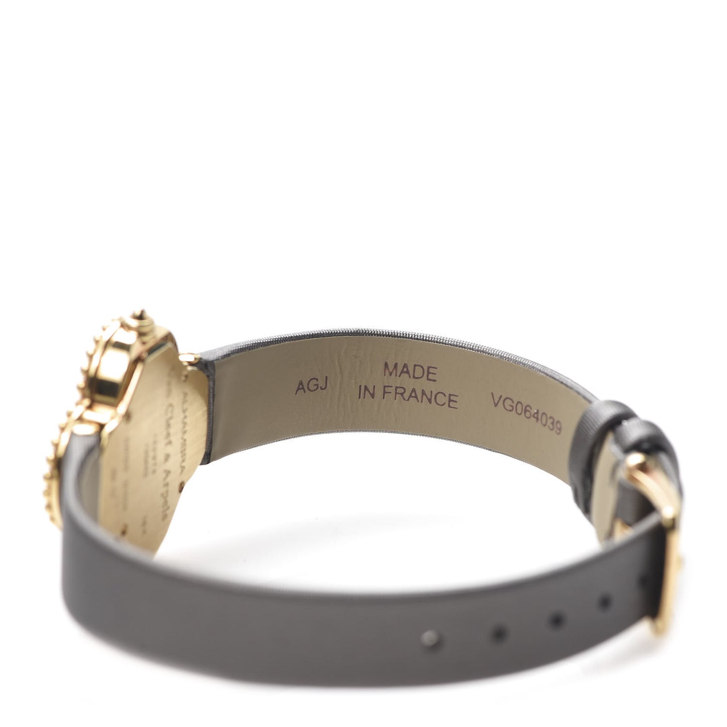 18K Yellow Gold Satin 26mm Alhambra Quartz Watch Gold