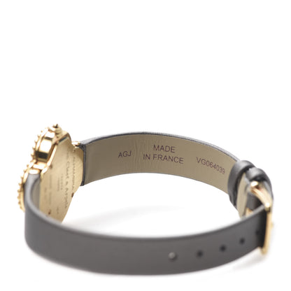 Van Cleef & Arpels 18K Yellow Gold Satin 26mm Alhambra Quartz Watch Gold 6 of 6
