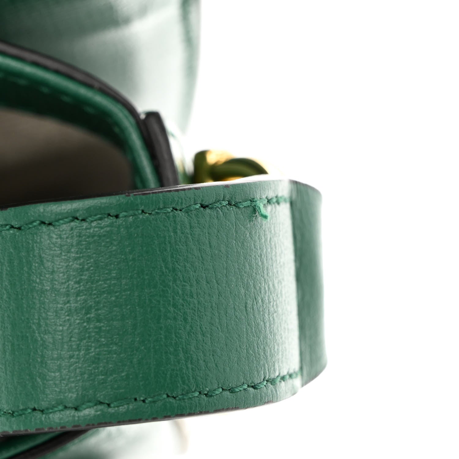 Gucci Azalea Calfskin Horsebit 1955 Shoulder Bag New Shamarock Emerald 15 of 15