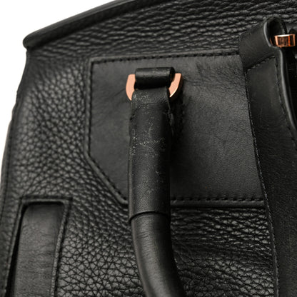 Alexander Wang Pebbled Calfskin Prisma Skeletal Backpack Black Rose Gold Hardware 12 of 17