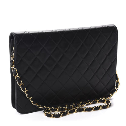 Chanel Lambskin Quilted Medium Single Flap Black 3 of 10