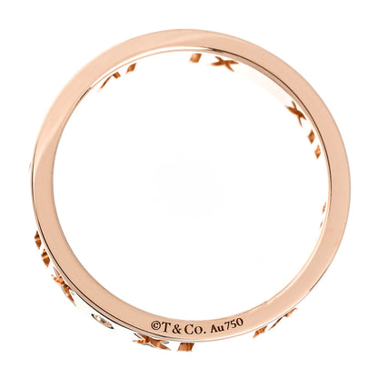 Tiffany 18K Rose Gold Diamond Atlas Pierced Ring 51 5.75 4 of 4