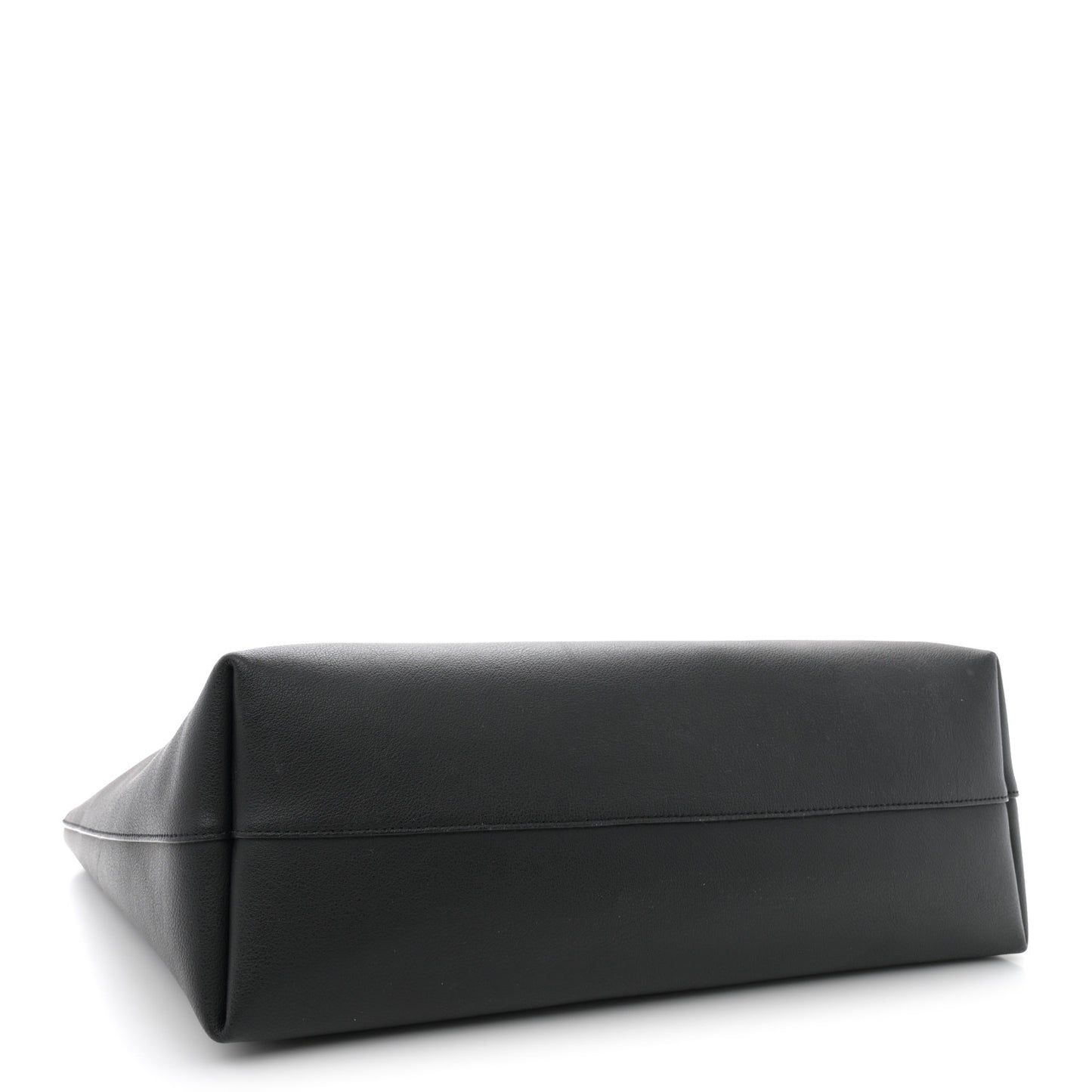 Calfskin Large Shopping Tote Black