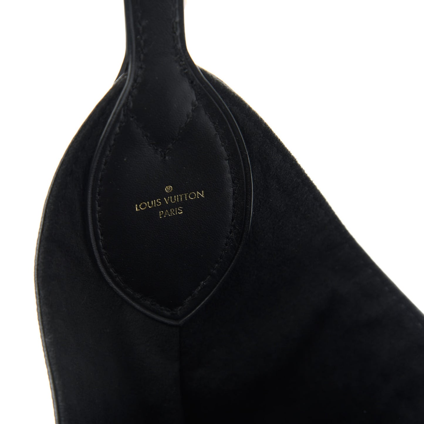 Monogram Flower Hobo Black