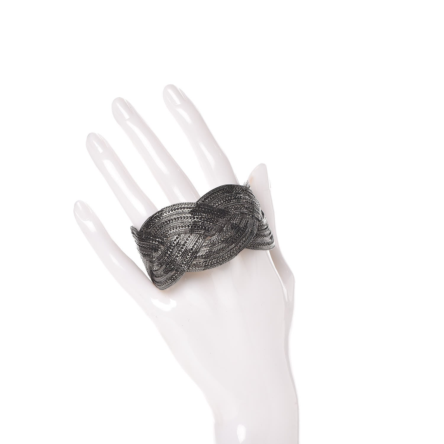 Chanel Ruthenium Cuff Bracelet 2 of 4