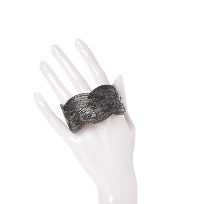 Chanel Ruthenium Cuff Bracelet 2 of 4