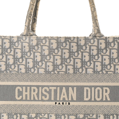 Christian Dior Oblique Medium Book Tote Grey 8 of 18