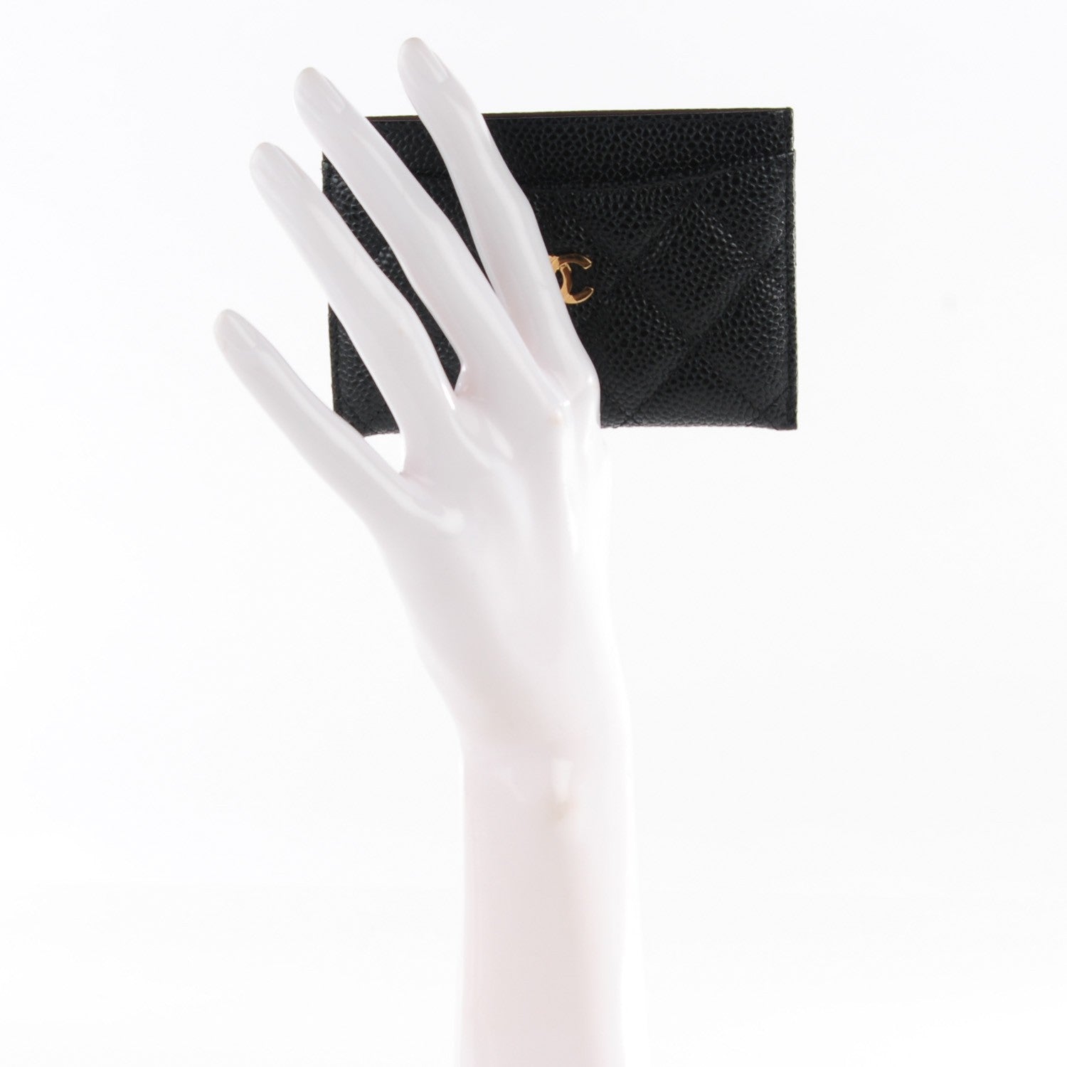 Chanel Caviar Quilted Card Holder Black 2 of 9