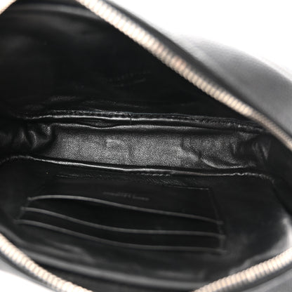 Saint Laurent Grain De Poudre Matelasse Monogram Mini Lou Camera Bag Black 5 of 11