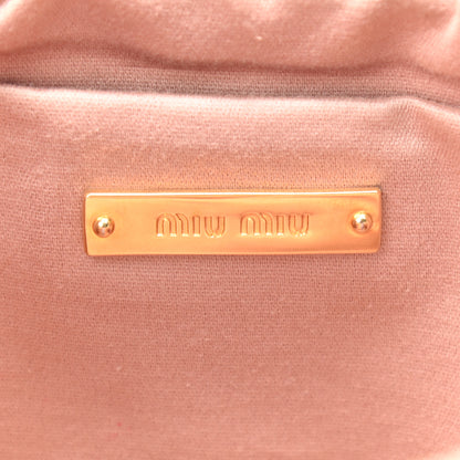Miu Miu Nappa Matelasse Clutch Cammeo 6 of 7