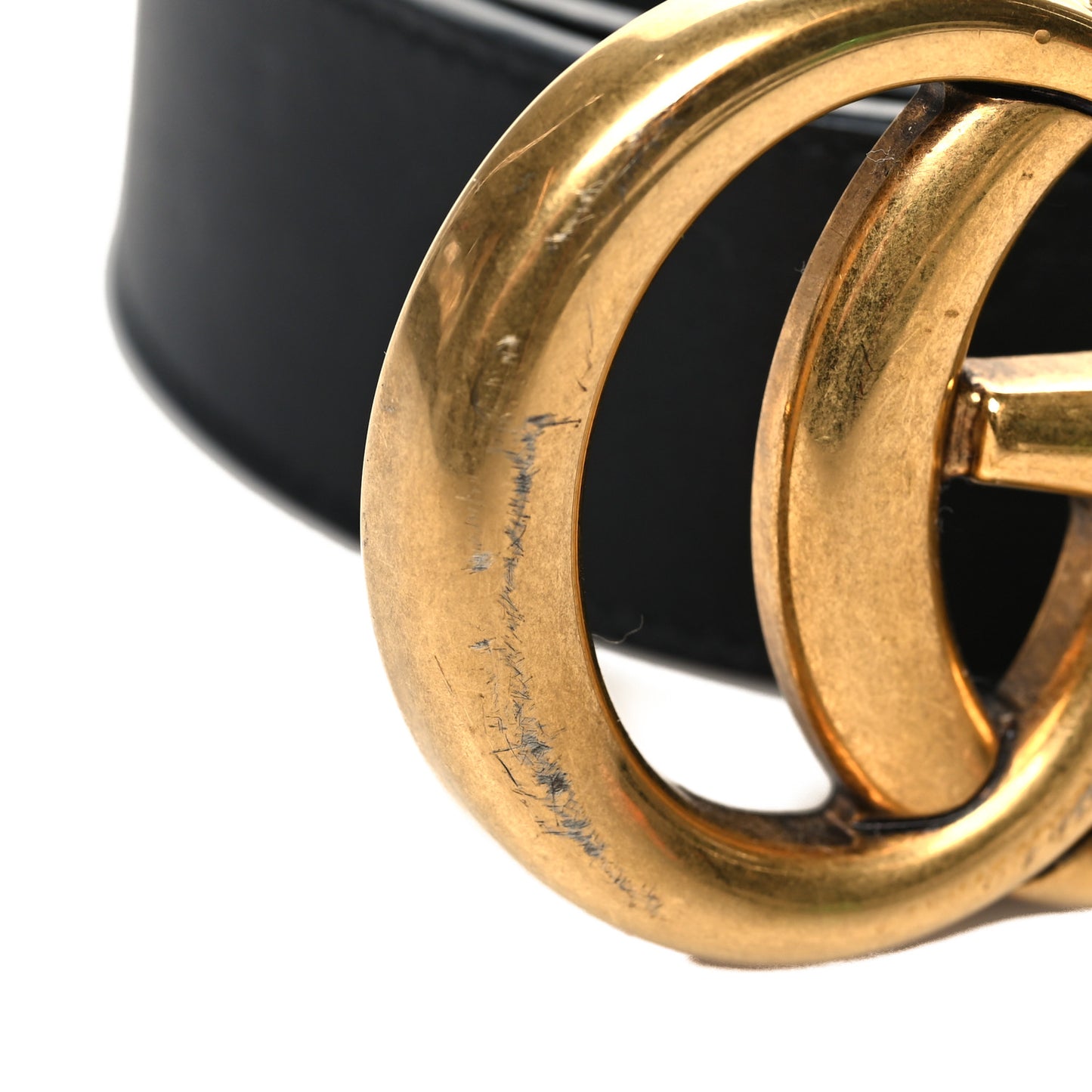 Calfskin Double G 40mm Belt 95 38 Black