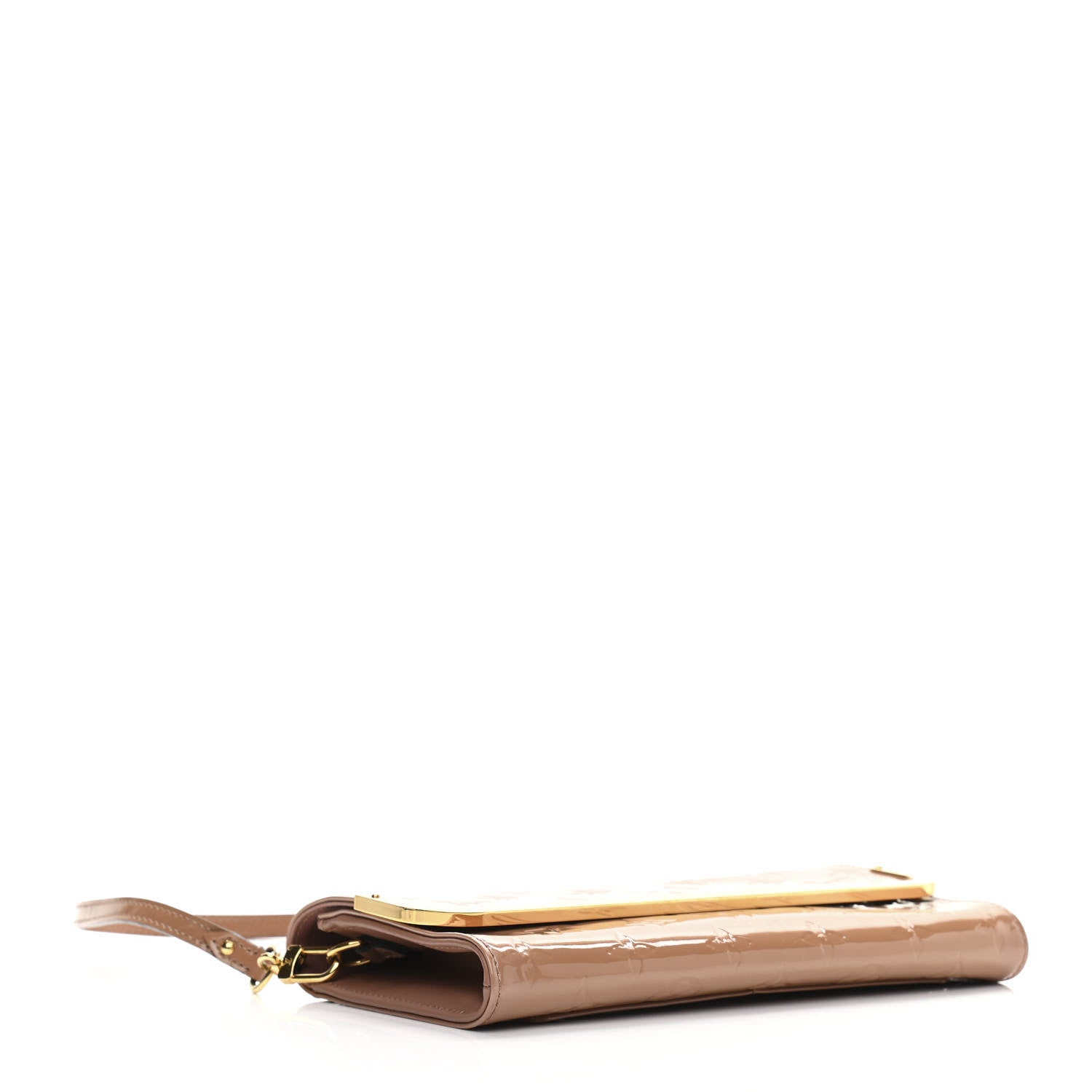 Louis Vuitton Vernis Rossmore MM Rose Velours 4 of 9