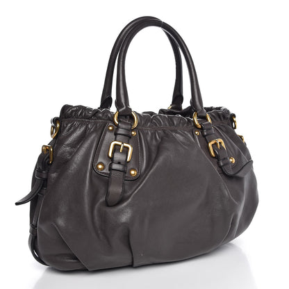 Prada Soft Calf Tote Bambu 3 of 8