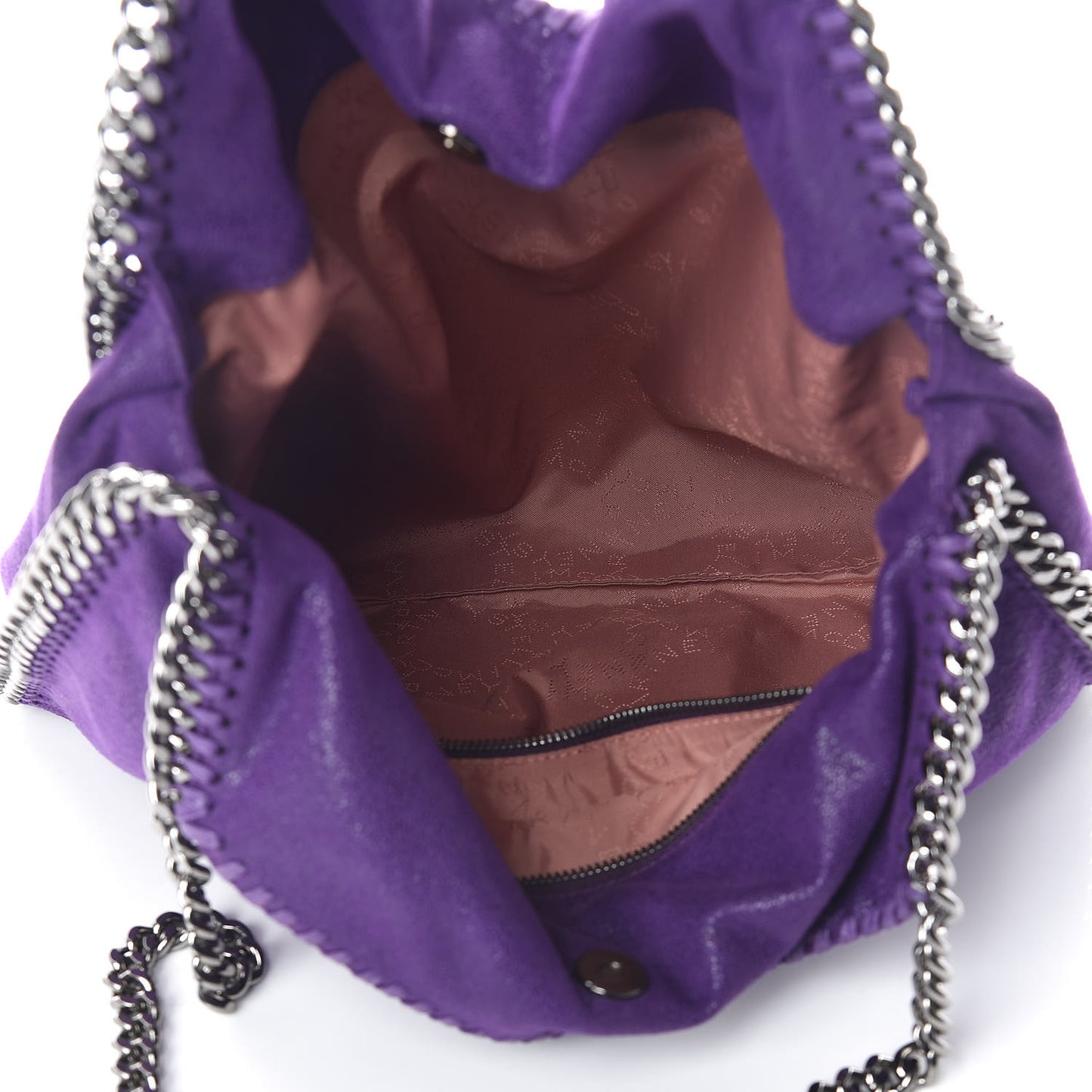 Shaggy Deer Small Falabella Tote Purple