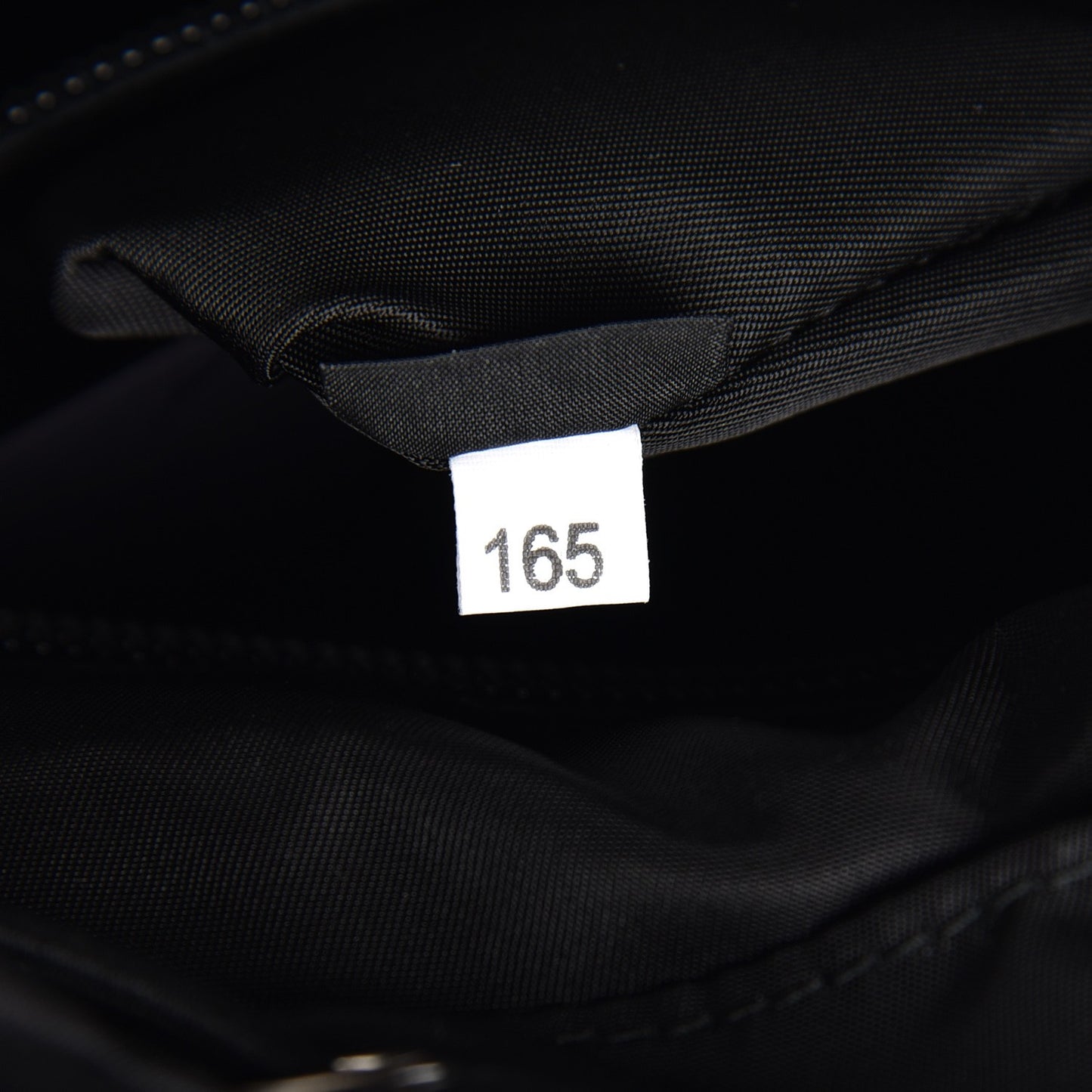 Tessuto Nylon Impunturato Double Buckle Backpack Baltico Black