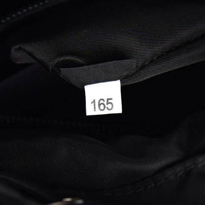 Prada Tessuto Nylon Impunturato Double Buckle Backpack Baltico Black 8 of 8