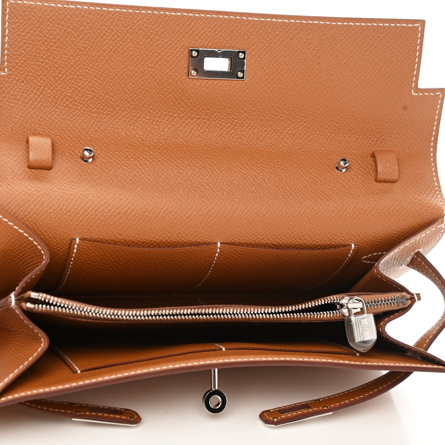 Hermes Epsom Kelly Wallet To Go Gold 5 of 7